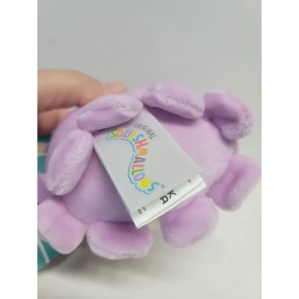 Squishmallows Violet the Octopus 3.5 inch Backpack Clip Lavender Plush S3 #139-9